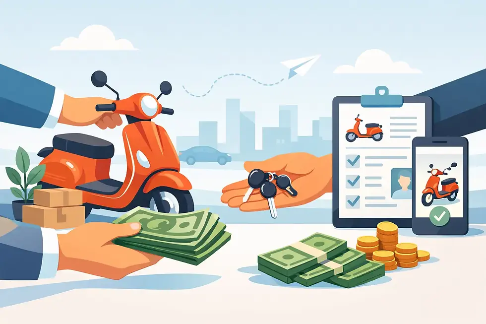 Sell My Scooter for Cash Without the Hassle
