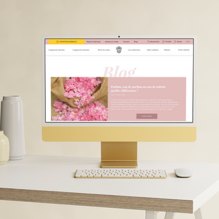 Refonte page blog du site Galimard.