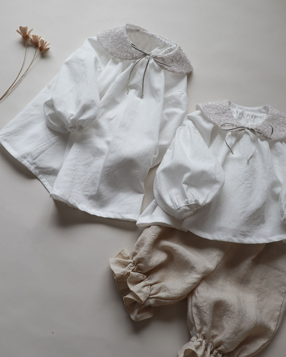 ひだまりワンピース（半袖も可能）