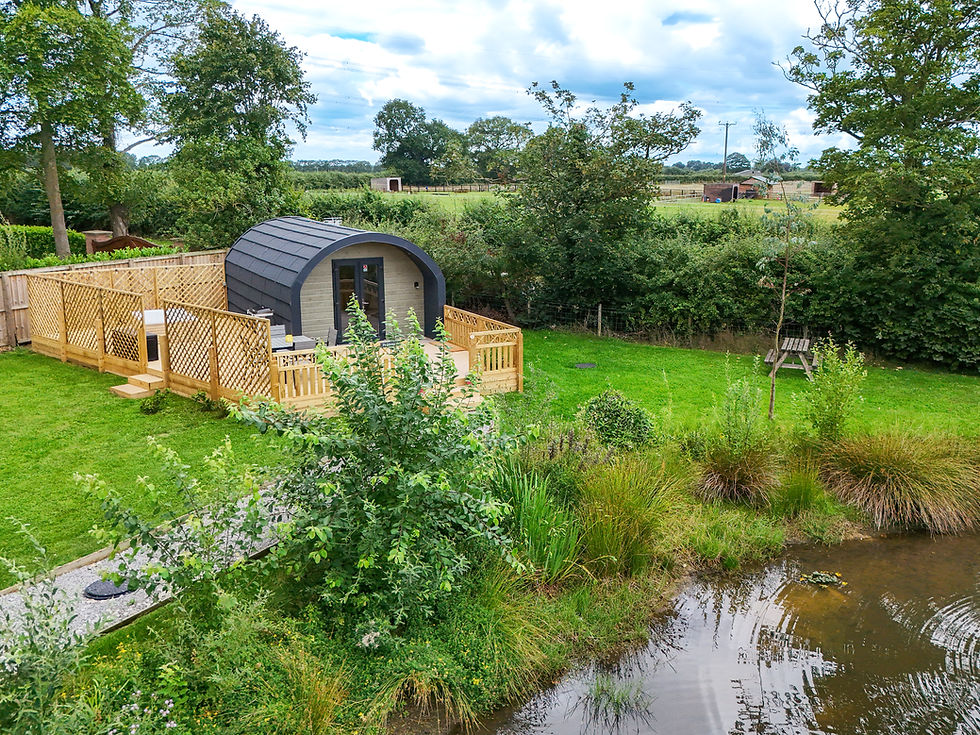 Glamping pods, short breaks for all the family
