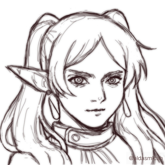 Frieren the elven mage