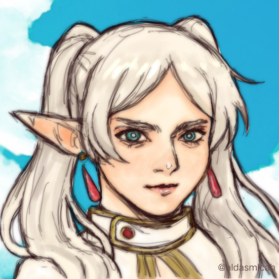 Frieren the elven mage
