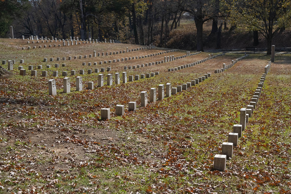 Part of the National Cemetery  at Shiloh National Military Park
