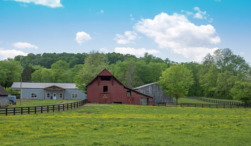 Pretty farm and pretty barn