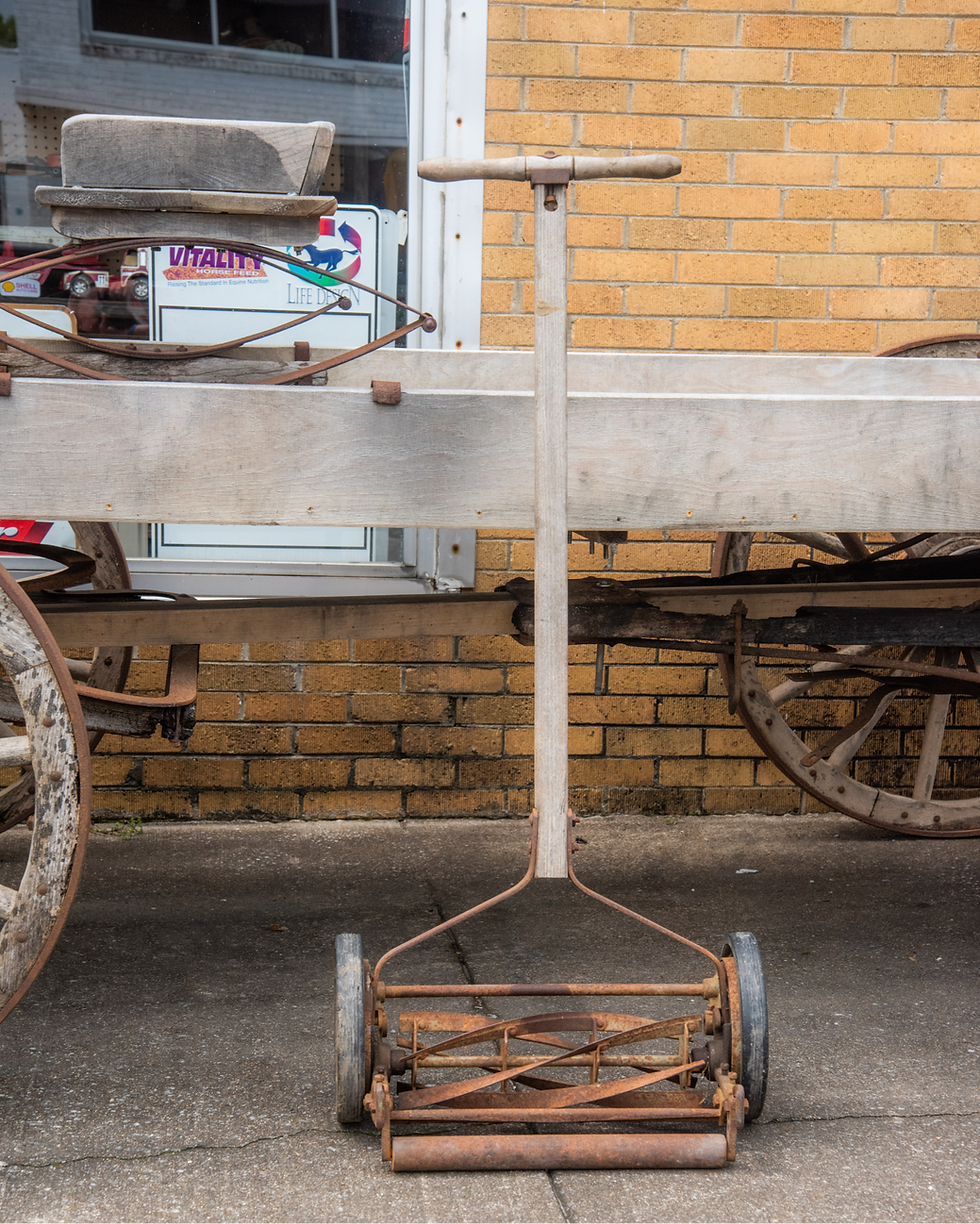 Old lawn mower