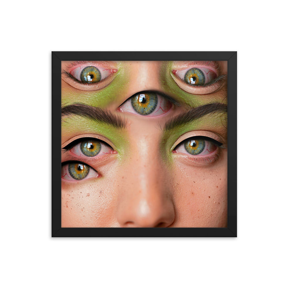 Thumbnail: 6 Eyes Framed Poster