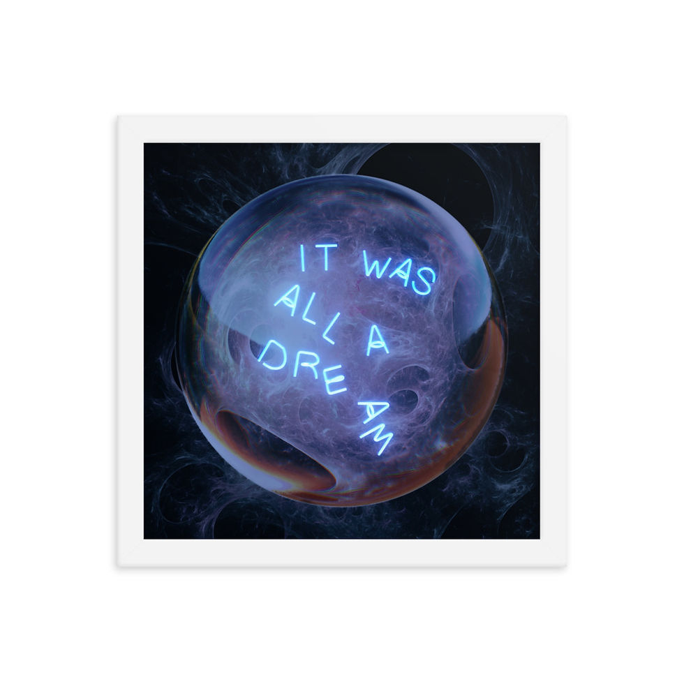 Thumbnail: It Was All A Dream Framed Poster