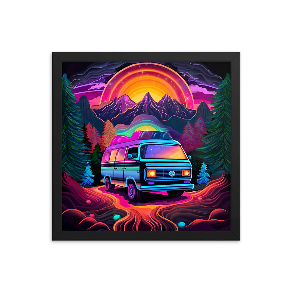 Thumbnail: Van Go Framed Poster