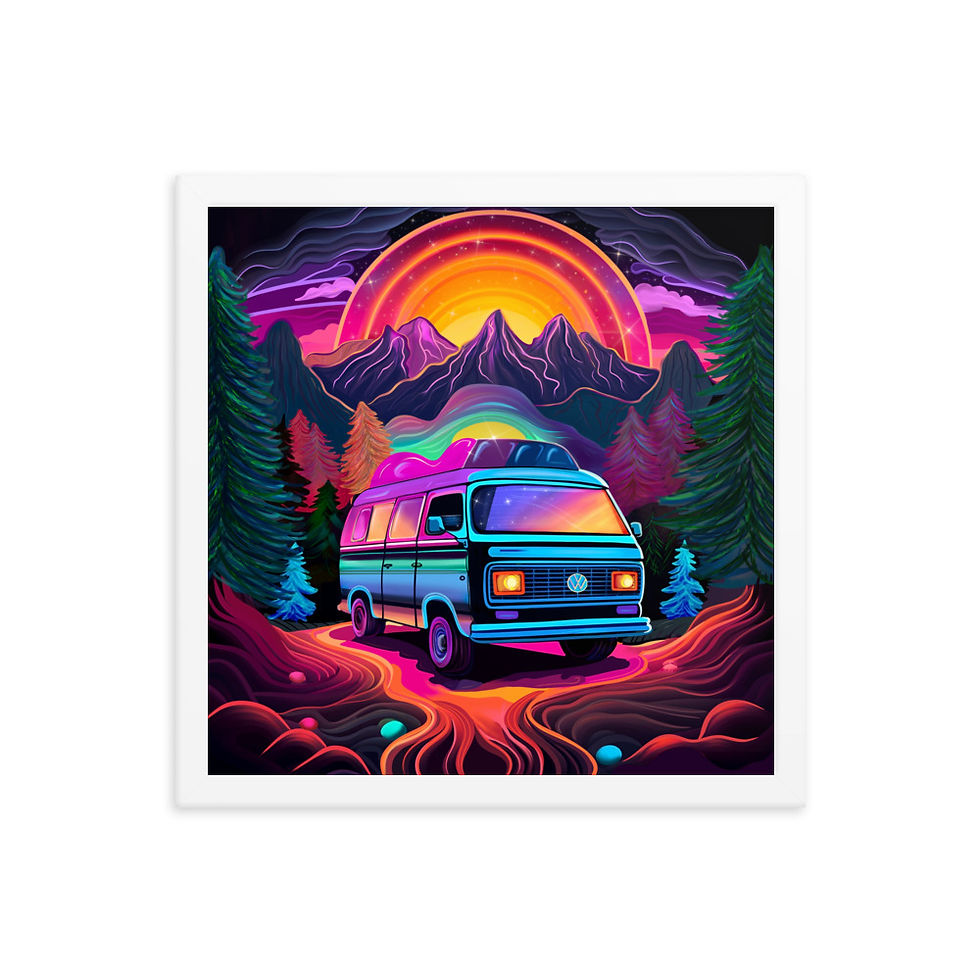 Thumbnail: Van Go Framed Poster