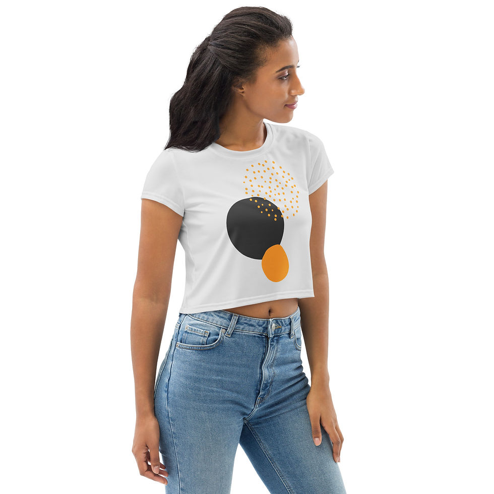 Thumbnail: Reelax All-Over Print Crop Tee