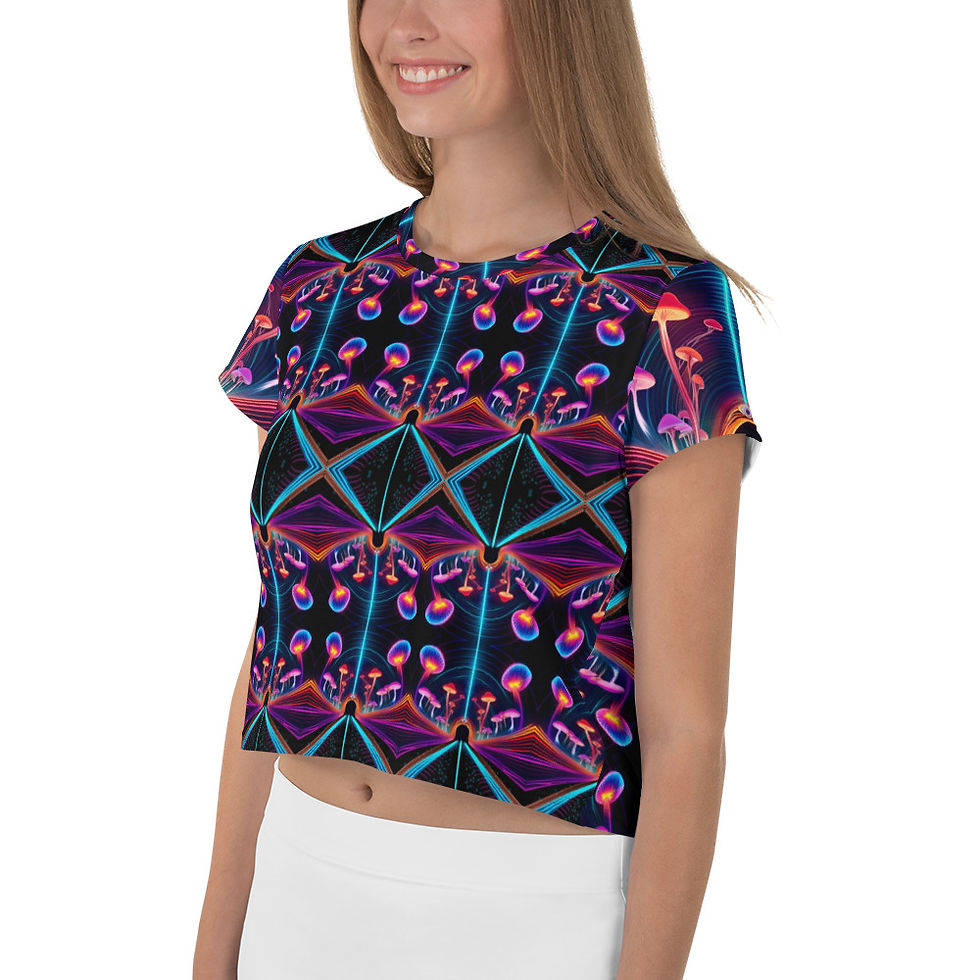 Thumbnail: All-Over Print Crop Tee