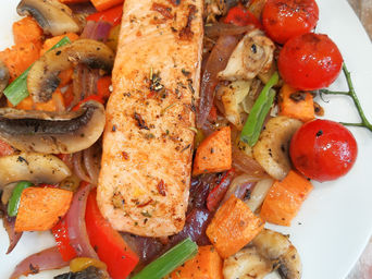 Grilled Fish with Vegetables