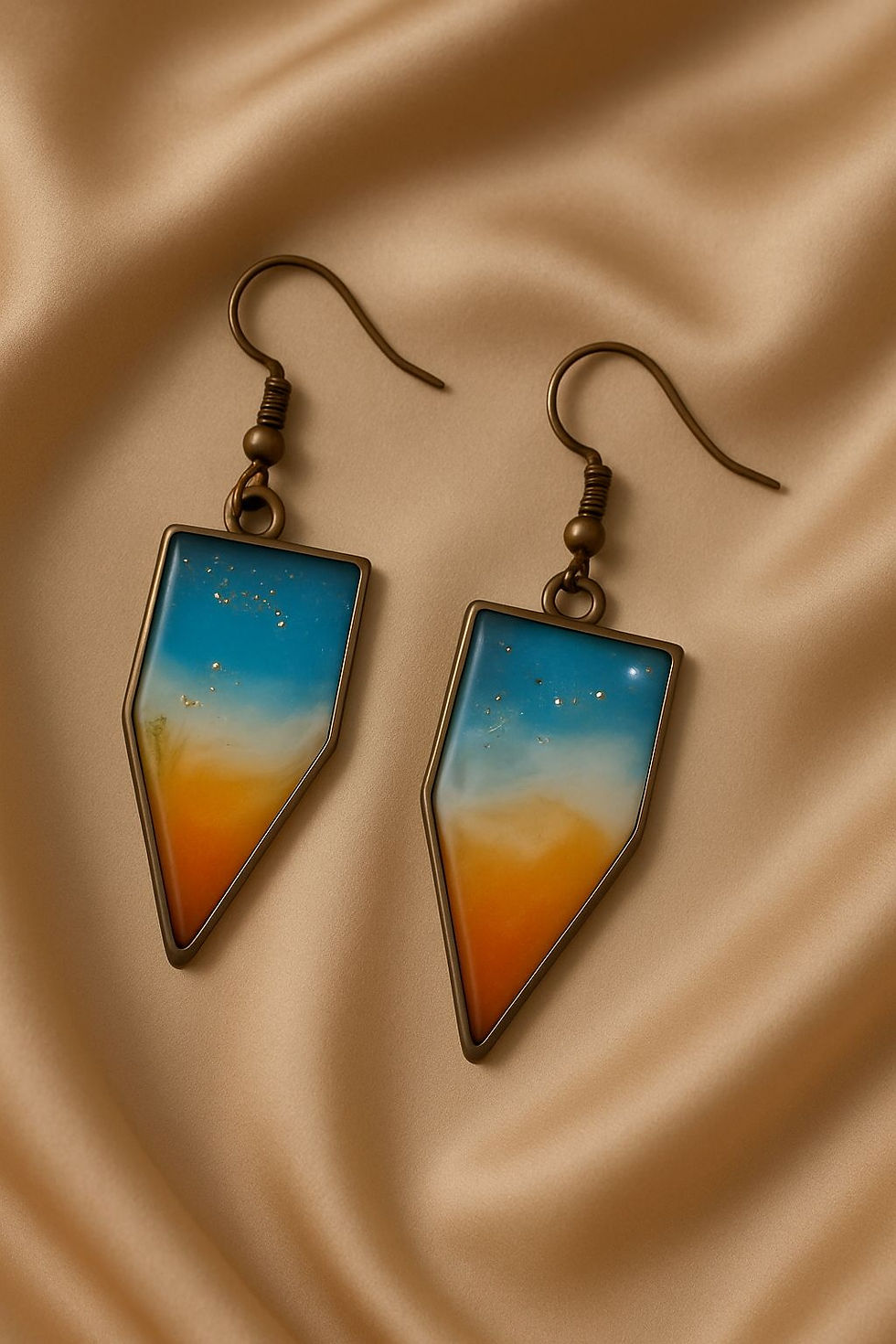 Thumbnail: Elegant Blue Ocean Earrings