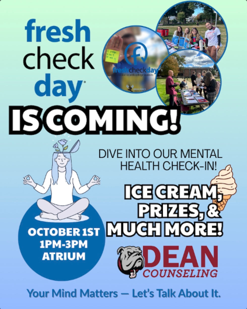 Fresh Check Day. Photo Courtesy: Dean Counseling