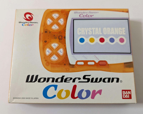 WonderSwan Color Console (Clear Orange) (inner box missing