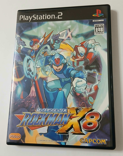 本体 PS2　ソフト Rockman X8 (some scratches / works ok) - Sony PlayStation 2 PS2