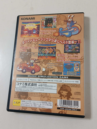 Pop'n Music Best Hits + Bag, CD, Card & Pin Sony PlayStation 2 PS2