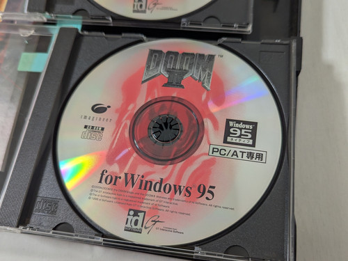DOOM II 2 for Windows 95 CD / NEC PC-9801 Big Box PC Game