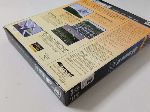 Windows 98 PC CD-Rom Microsoft Flight Simulator '98 Big Box PC