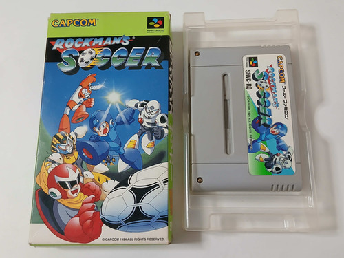 Rockman's Soccer (no manual) - Nintendo Super Famicom - Japan