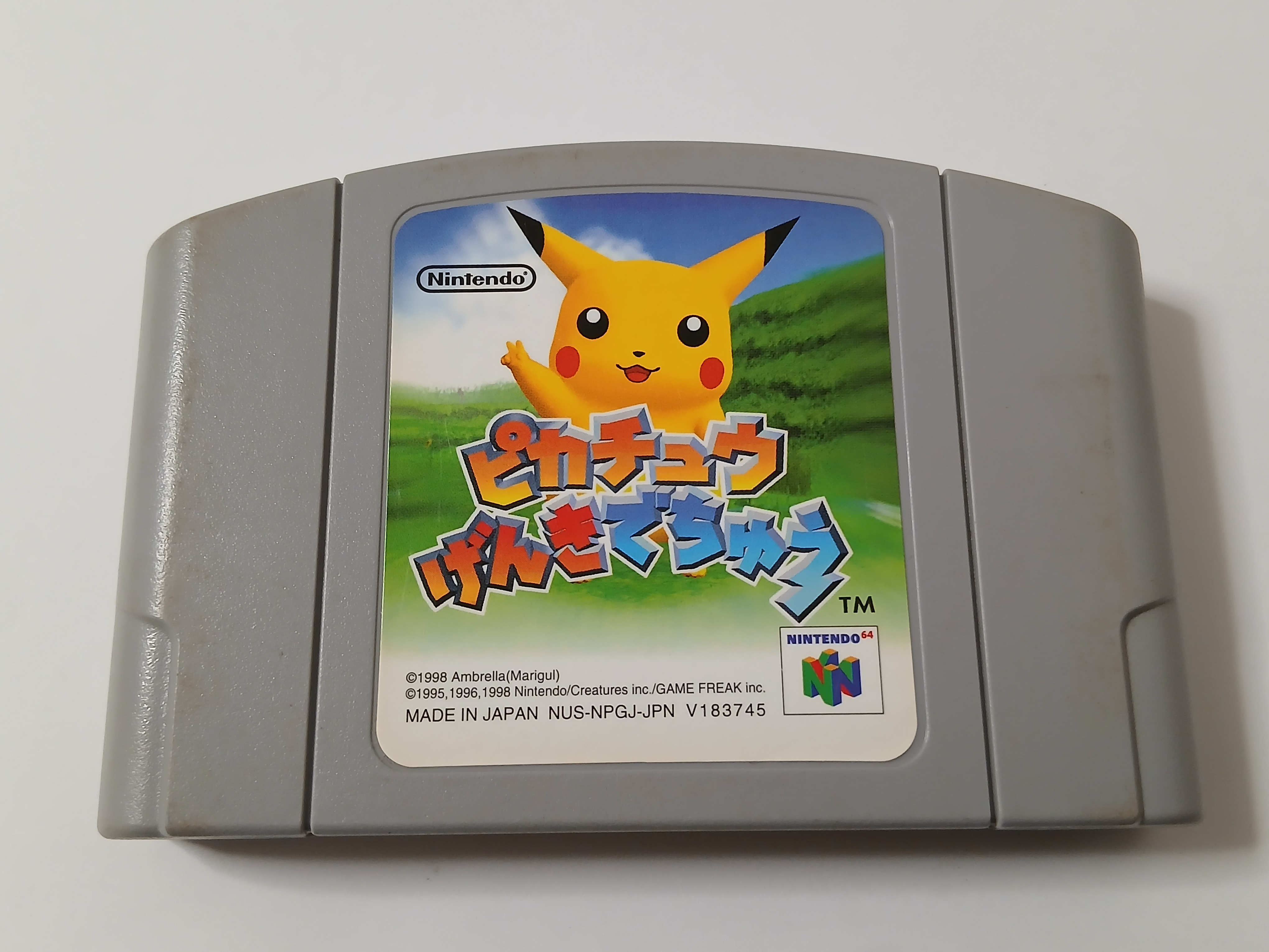 Hey You! Pikachu! (Pikachu Genki Dechu) - Nintendo 64 N64 - Japan