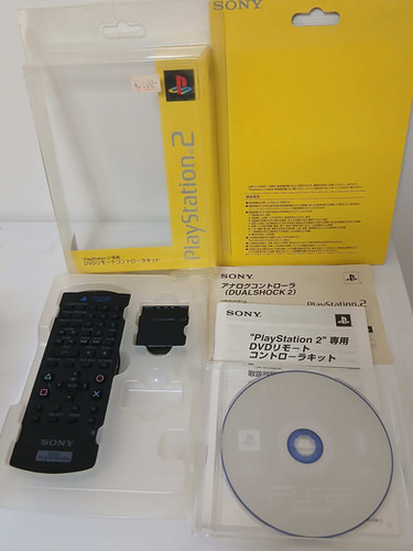 PlayStation 2 DVDリモコンキット & DUALSHOCK Sony PlayStation 2 PS2 DVD Remote Kit +IR Receiver +CD SCPH-10170