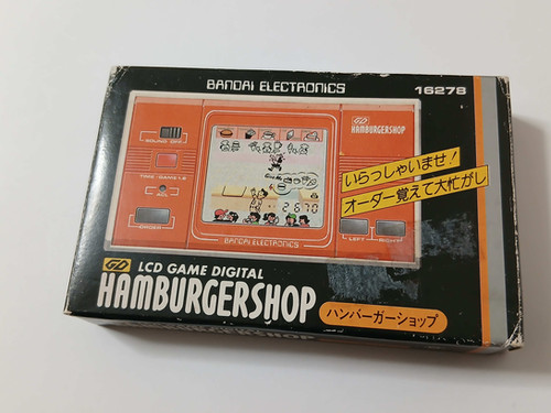 JUNK! LCD Game Digital HAMBURGER SHOP Bandai 1981 Japan | Retro