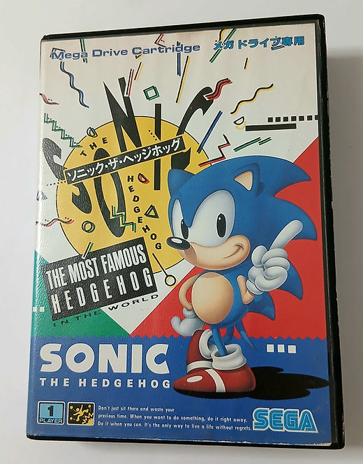 Sonic The Hedgehog (manual damage) - Sega Mega Drive - Japan