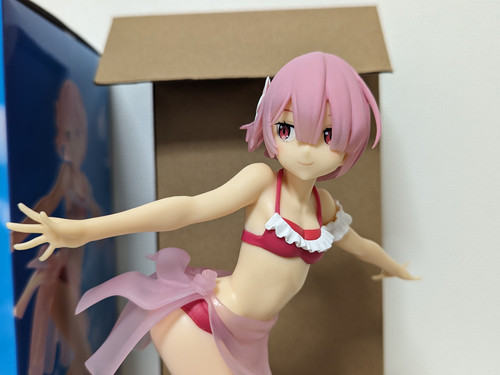 Re:Zero Celestial Vivi Ram (Red Bikini) Figure 19cm Bandai Japan