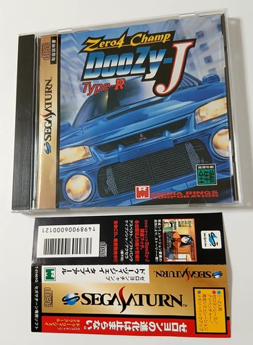 Zero 4 Champ DooZy-J Type-R + Spine Card - Sega Saturn - Japan