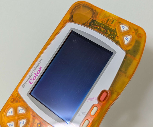 WONDERSWAN COLOR　オレンジ　スケルトン Bandai WonderSwan Color Crystal Orange Console