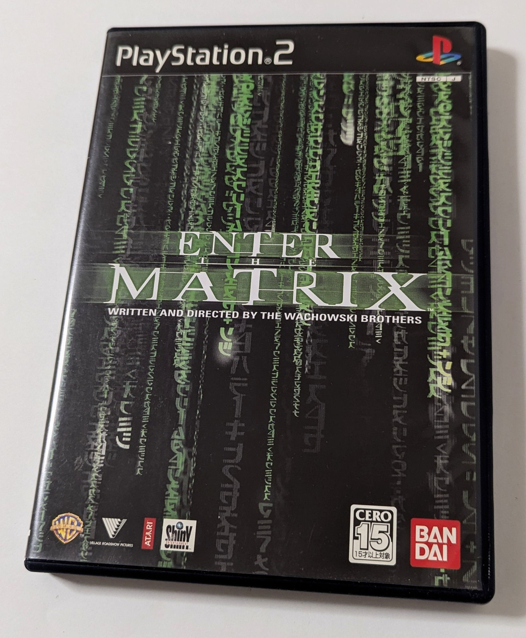 Enter The Matrix + DVD - Sony PlayStation 2 PS2 - Japan b