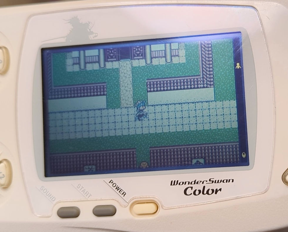 Bandai WonderSwan Color Console (Final Fantasy Ed.) Working