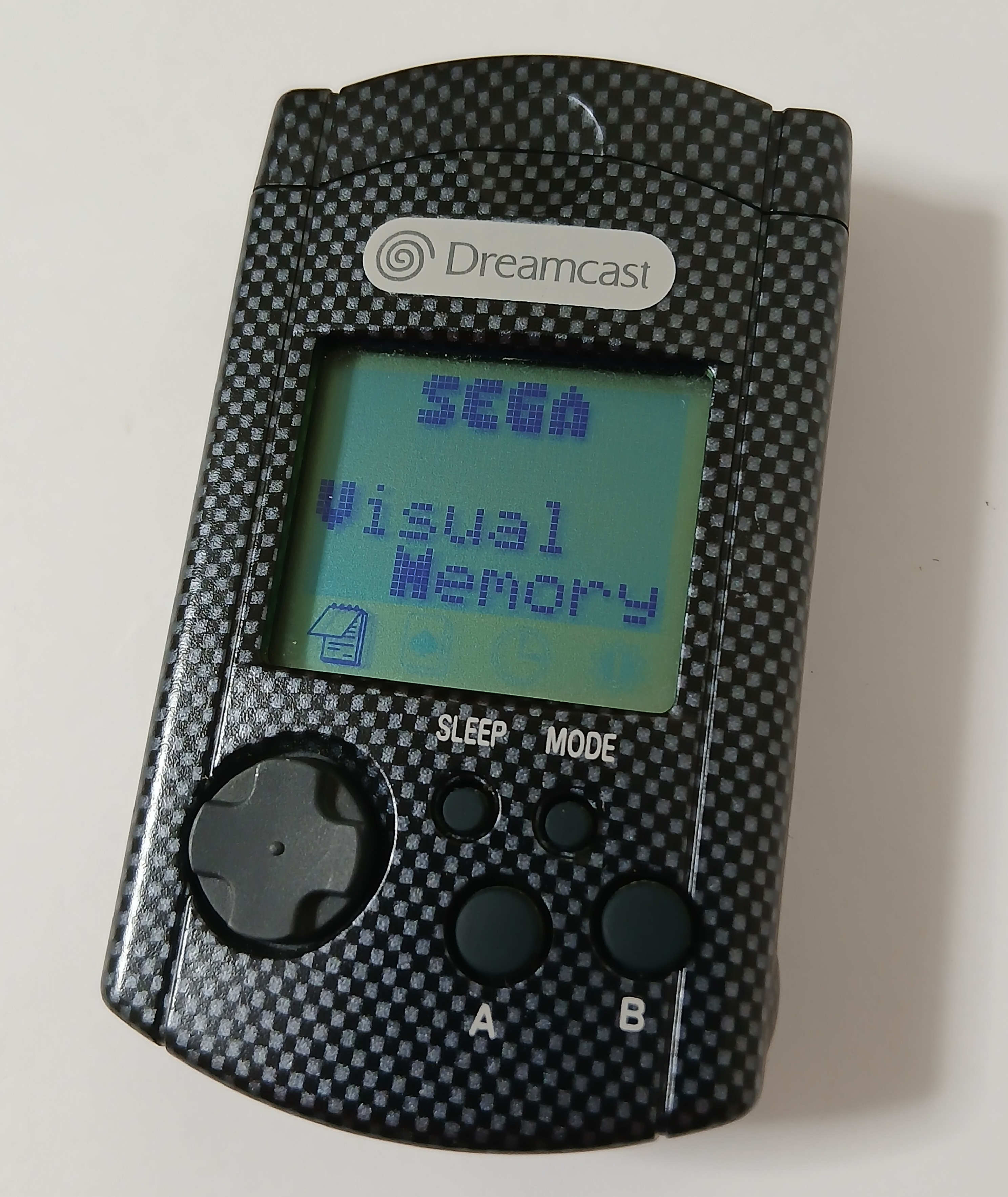 VMU Visual Memory Unit Carbon Black Dream Point Bank - Sega Dreamcast - Japan