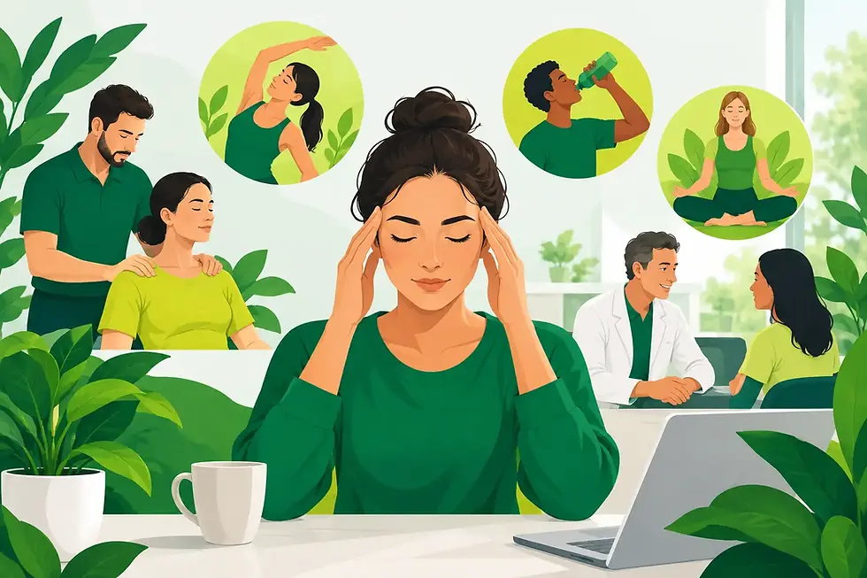 Tension headaches affect many people. Read our blog on how to tackle them.