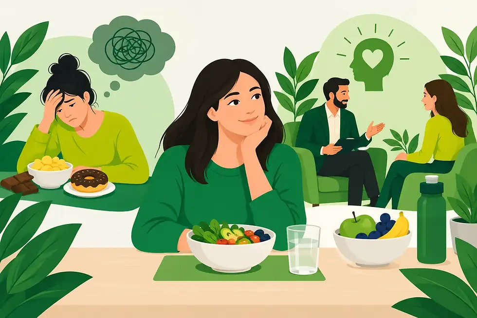 Read our blog on what can help Emotional & Stress-Induced Eating