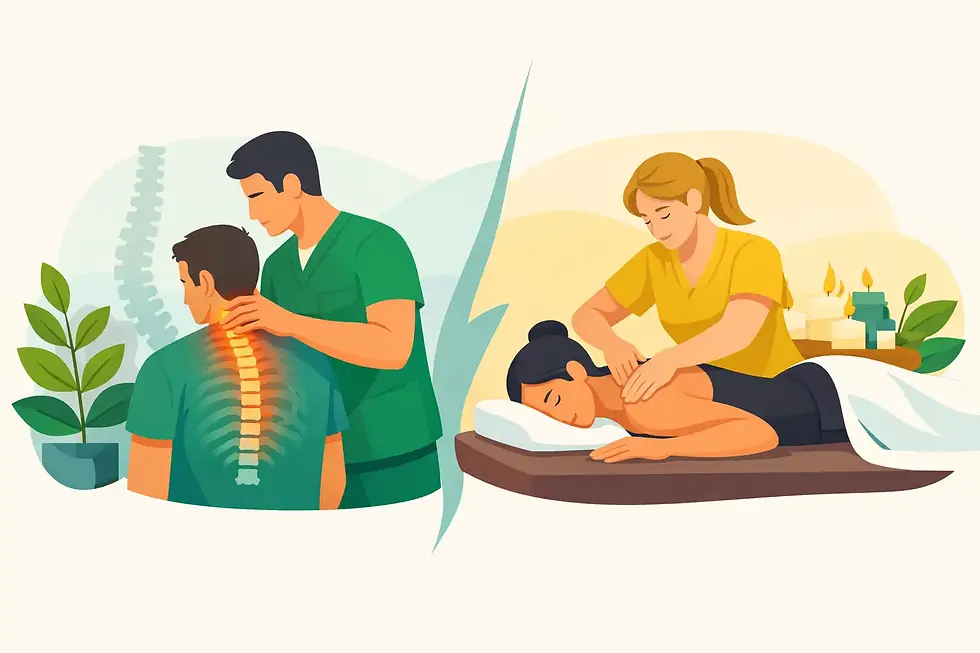 Is Osteopathy or Massage more suitable for back and neck pain
