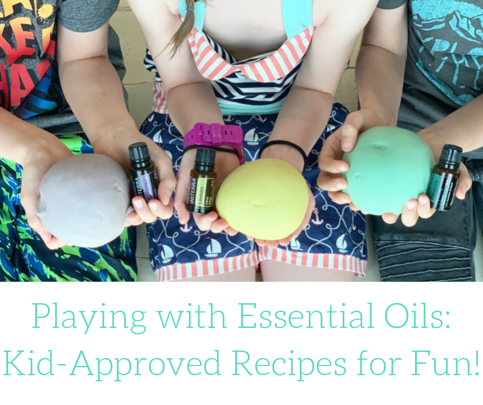 playing with essential oils