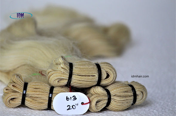 Blonde 613 hair extensions