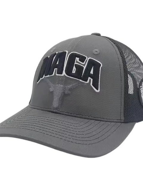 grey maga hat