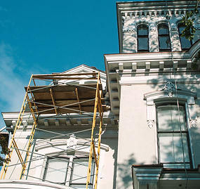 Scaffolding up to work on the masonry._edited.jpg