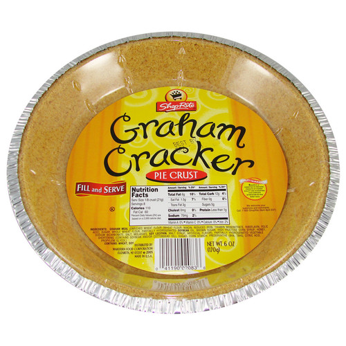 ShopRite Graham Cracker Pie Crust 170g La Tienda Americana