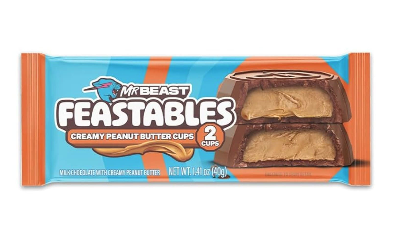 Feastables Creamy Peanut Butter Cups 40g