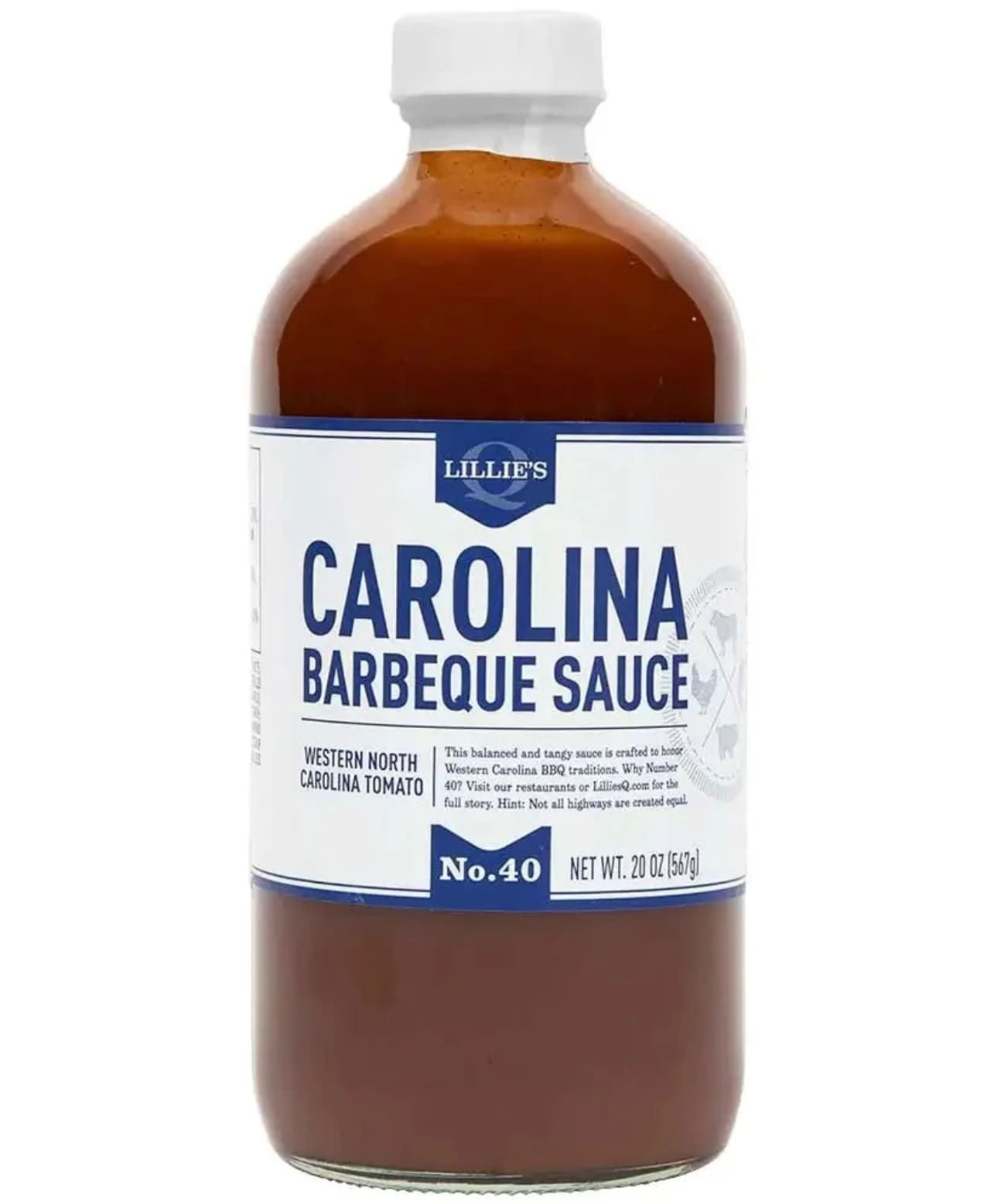 Lillie's Q Carolina BBQ Sauce 470ml salsa barbacoa americana estilo Carolina para pulled pork