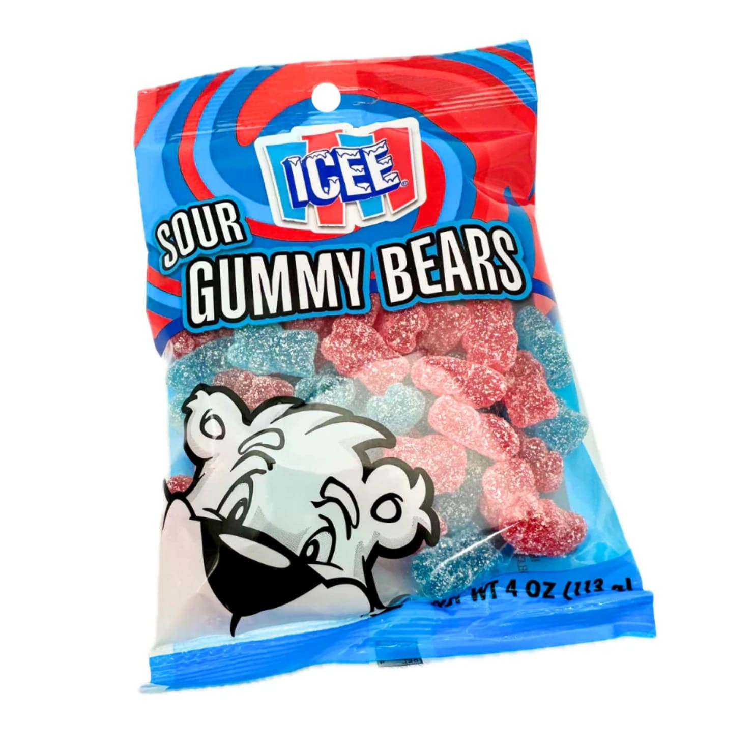 icee sour gummy bears 113g gominolas acidas icee