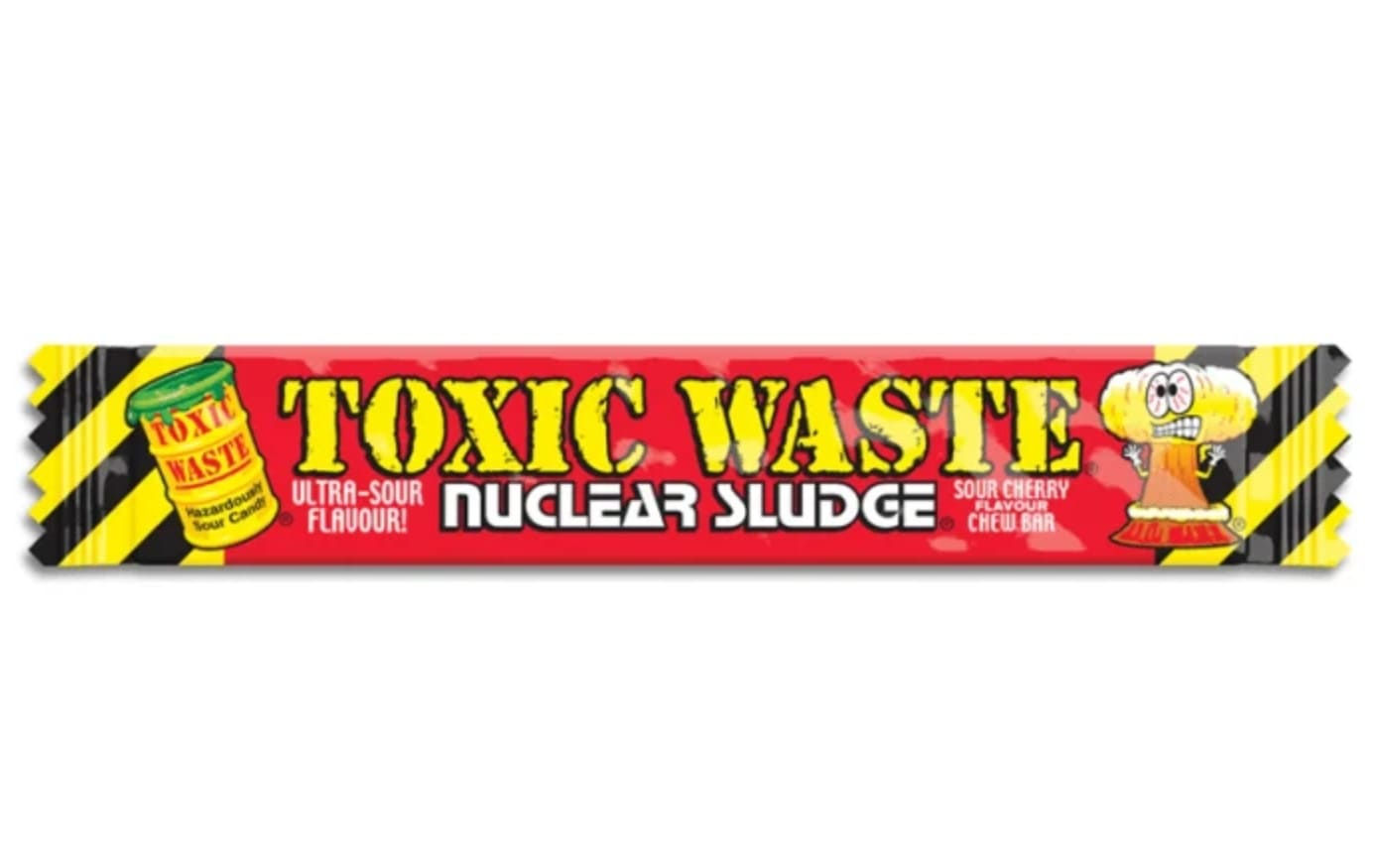 Toxic Waste Nuclear Sludge Sour Cherry 20g barrita masticable ácida sabor cereza