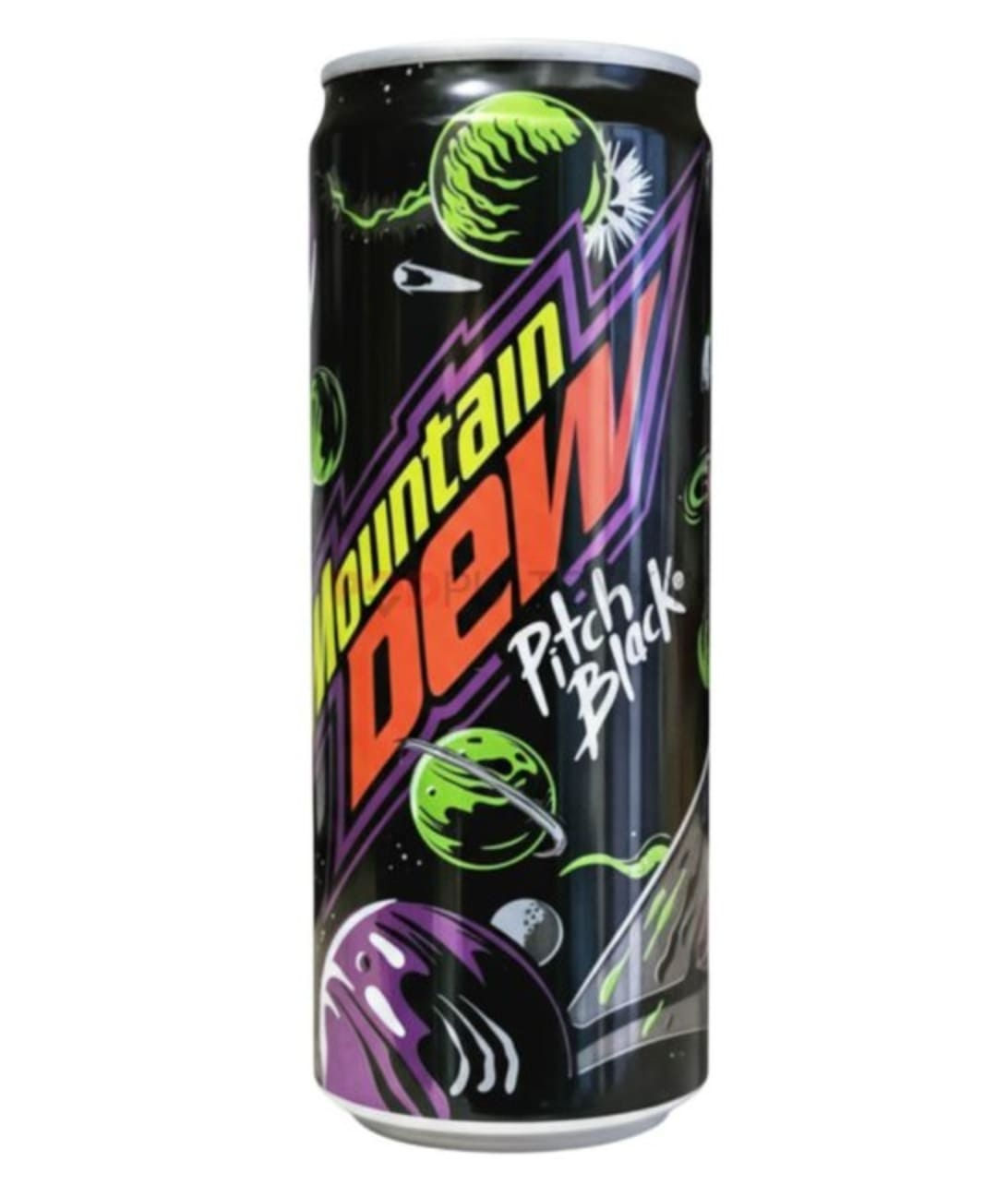Lata Refresco Mountain Dew Pitch Black 330ml