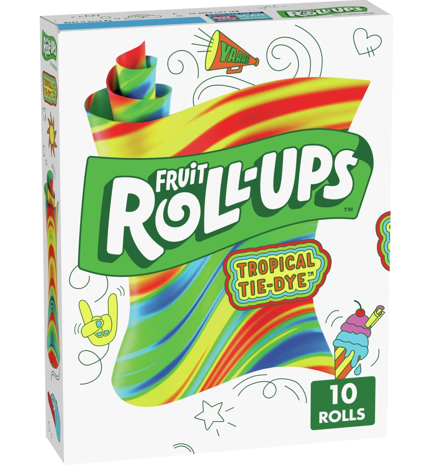 Caramelos Fruit Roll Ups Tropical 141g