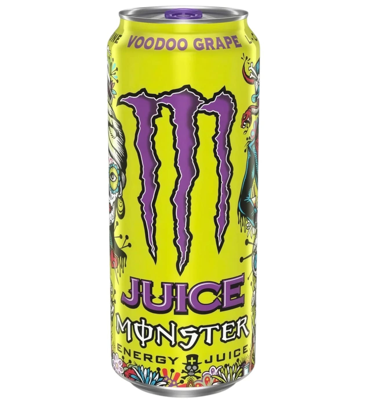 lata Monster Juice Voodoo Grape 473ml bebida energética americana sabor uva