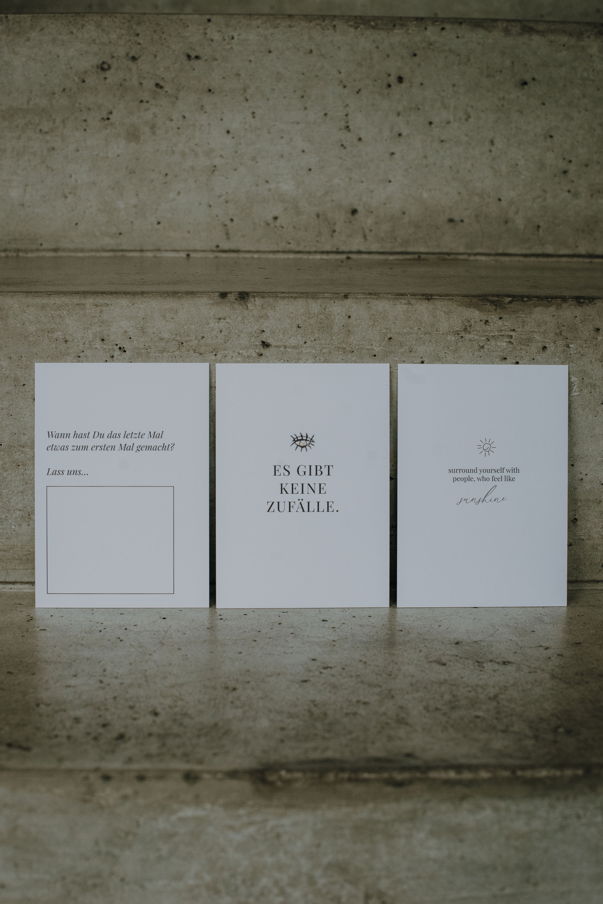 3 Postkarten A6 (extradick)